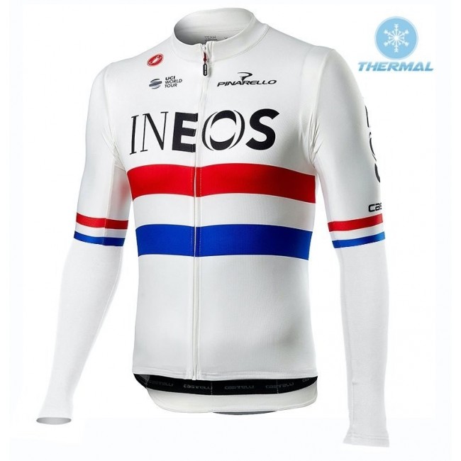2019 Team INEOS UK Champion Thermal Wielershirt Lange Mouw 472XFCR 2019 Team INEOS UK Champion Thermal Wielershirt Lange Mouw 472XFCR