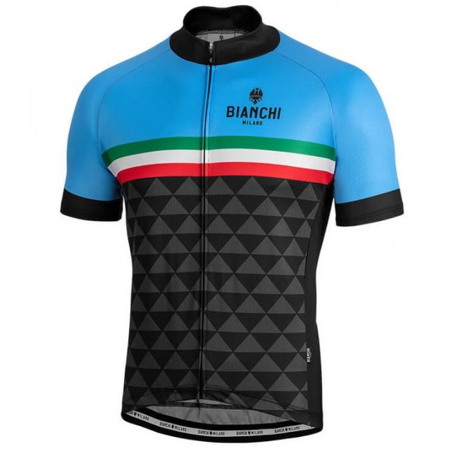 BIANCHI MILANO Codigoro Blue Wielershirt Korte Mouw BIANCHI MILANO Codigoro Blue Wielershirt Korte Mouw