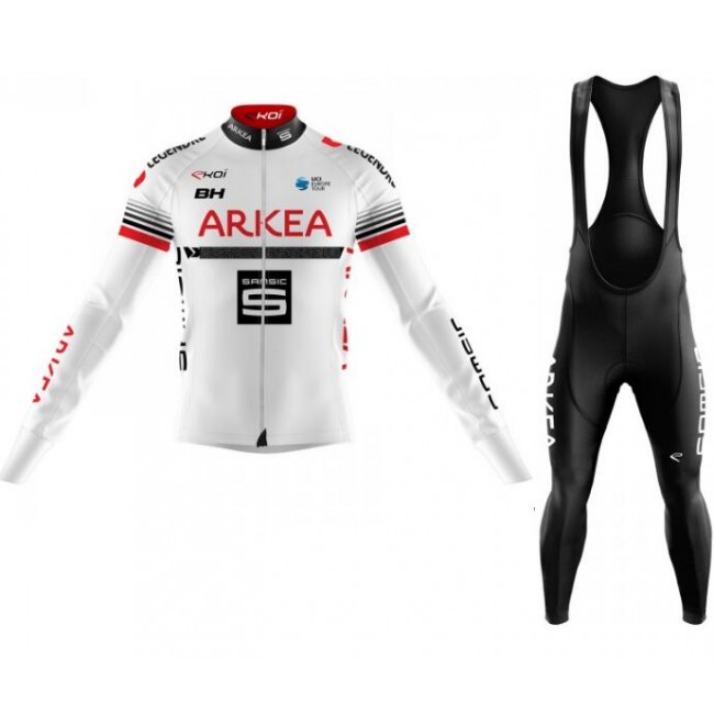 EKOI ARKEA SAMSIC 2019 Fietskleding Set Wielershirt Lange Mouw+Lange Fietsbroeken Bib EKOI ARKEA SAMSIC 2019 Fietskleding Set Wielershirt Lange Mouw+Lange Fietsbroeken Bib