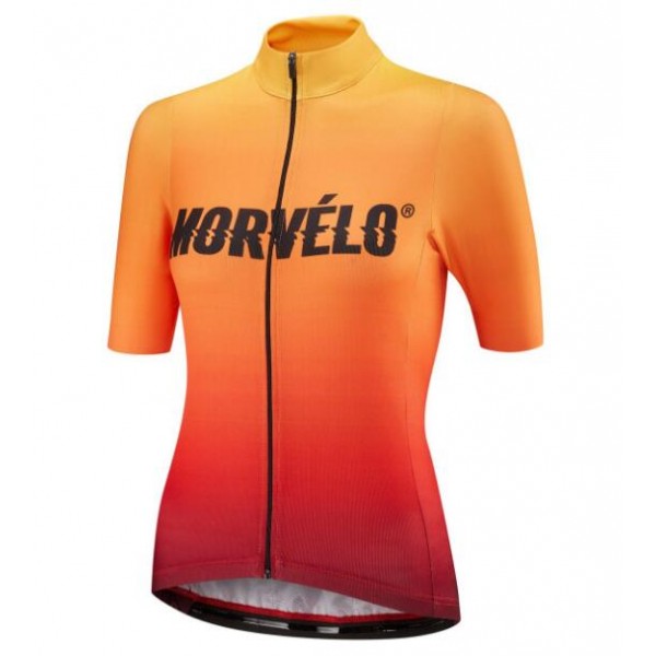 MORVELO Dames FIRE Wielershirt Korte Mouw