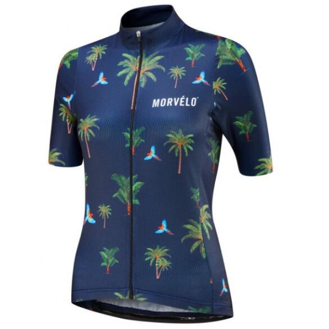 MORVELO Dames BOTANICAL Wielershirt Korte Mouw MORVELO Dames BOTANICAL Wielershirt Korte Mouw
