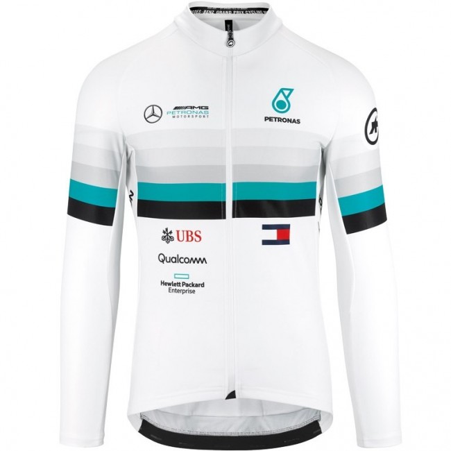2020 Asos FF1 RS Benz Wit Fietskleding Wielershirt Lange Mouw 315DPOC 2020 Asos FF1 RS Benz Wit Fietskleding Wielershirt Lange Mouw 315DPOC