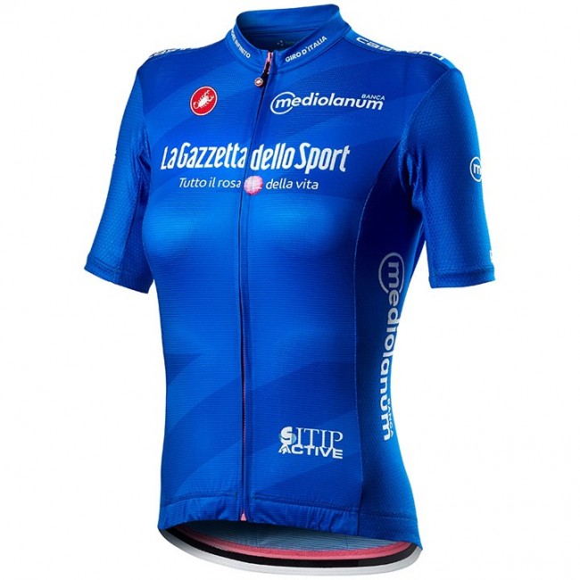 2020 GIRO D'ITALIA Maglia Azzura Dames Wielershirt Korte Mouw 943OITV 2020 GIRO D'ITALIA Maglia Azzura Dames Wielershirt Korte Mouw 943OITV