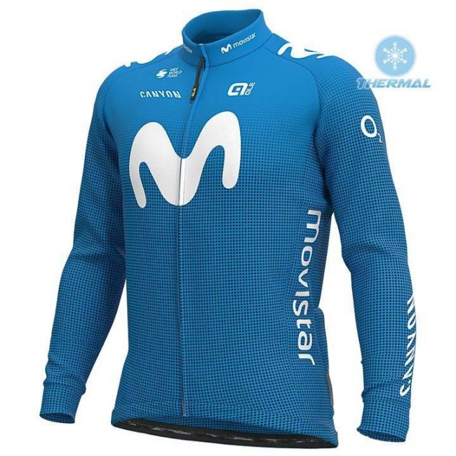 2020 MOVISTAR Team Thermal Wielershirt Lange Mouw 621NPLT 2020 MOVISTAR Team Thermal Wielershirt Lange Mouw 621NPLT