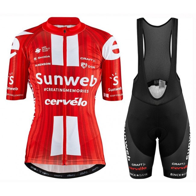 2020 SUMWEB Team Rood Dames Fietskleding Set Wielershirt Korte Mouw+Korte Fietsbroeken Bib 302OXDB 2020 SUMWEB Team Rood Dames Fietskleding Set Wielershirt Korte Mouw+Korte Fietsbroeken Bib 302OXDB