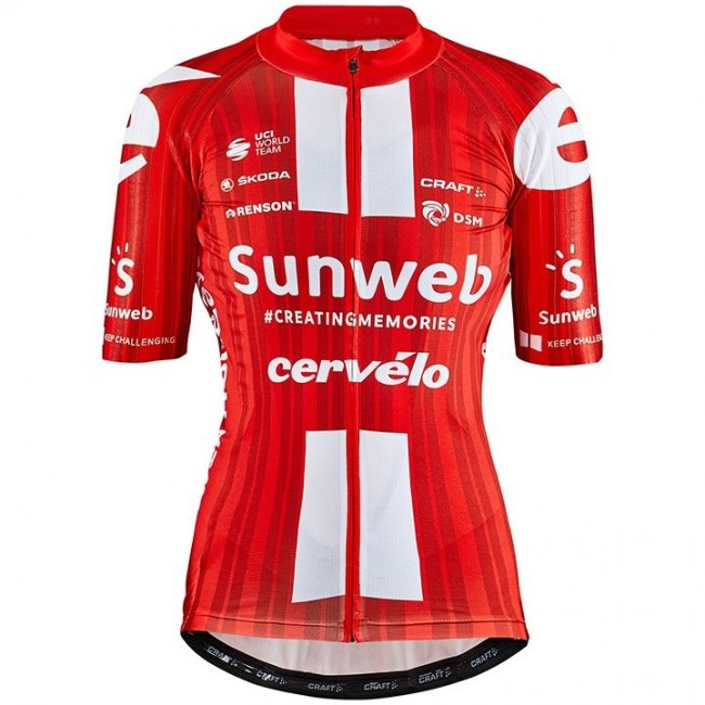 2020 SUMWEB Team Rood Dames Wielershirt Korte Mouw 330DWJP 2020 SUMWEB Team Rood Dames Wielershirt Korte Mouw 330DWJP
