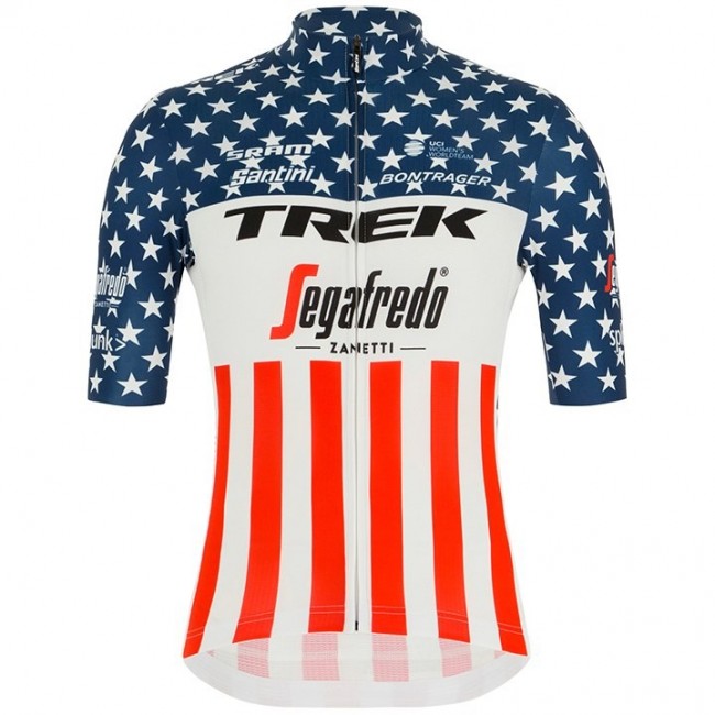 2020 TREK Segafredo US Champion Wielershirt Korte Mouw 974SAHN 2020 TREK Segafredo US Champion Wielershirt Korte Mouw 974SAHN