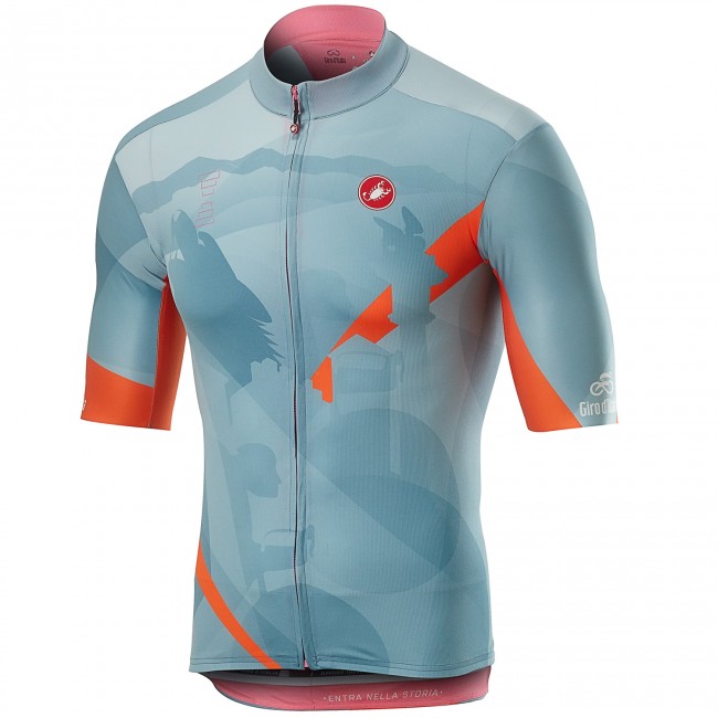 Giro D'Italia 2019 Feltre Croce D'Aune Wielershirt Korte Mouw Giro D'Italia 2019 Feltre Croce D'Aune Wielershirt Korte Mouw