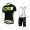 2015 ALE Fietskleding Set Fietsshirt Met Korte Mouwen+Korte Koersbroek Zwart Groen