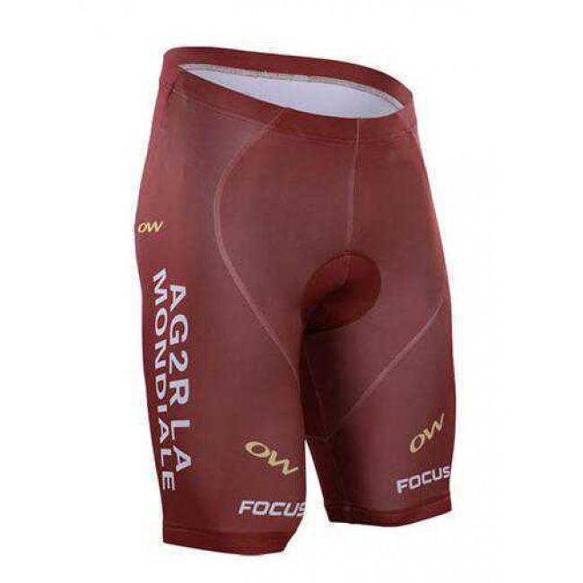 2016 AG2R La Mondiale Fietsbroek Korte Bruin 2016 AG2R La Mondiale Fietsbroek Korte Bruin