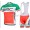 2015 BMC Fietskleding Set Fietsshirt Met Korte Mouwen+Korte Koersbroek Rood Groen