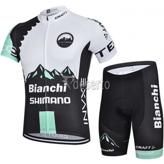2015 Bianchi Shimano Fietskleding Korte Mouw+Fiets Broek 2015 Bianchi Shimano Fietskleding Korte Mouw+Fiets Broek