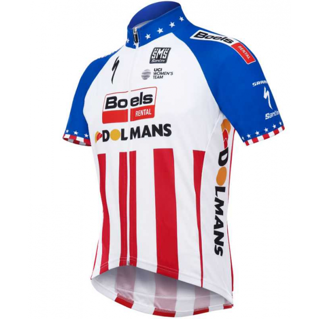 2017 Jersey Team Boels Dolmans Wielershirt Met Korte Mouwen 2017 Jersey Team Boels Dolmans Wielershirt Met Korte Mouwen