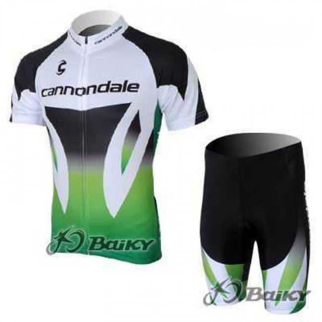Cannondale Fietskleding Wielershirts Korte Mouw+Fietsbroekje Wit Cannondale Fietskleding Wielershirts Korte Mouw+Fietsbroekje Wit