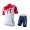 2016 Cannondale Rood Wit Wielerkleding Set Wielershirt Korte Mouwen+Fietsbroek Korte