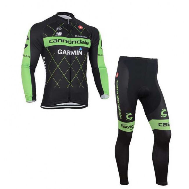 2015 Cannondale Garmin Fietskleding Wielershirt Lange Mouw+Lange Fietsbroeken 2015 Cannondale Garmin Fietskleding Wielershirt Lange Mouw+Lange Fietsbroeken