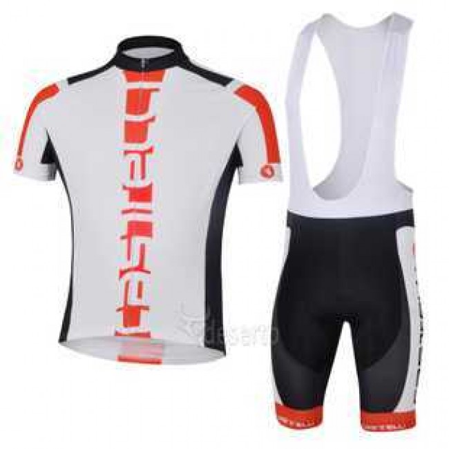 Castelli Fietskleding Set Fietsshirt Met Korte Mouwen+Korte Koersbroek Castelli Fietskleding Set Fietsshirt Met Korte Mouwen+Korte Koersbroek