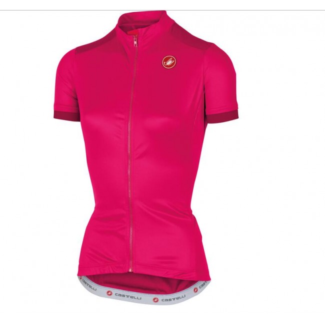 2016 Castelli Vrouwen Anima Wielershirt Korte Mouw Rood 2016 Castelli Vrouwen Anima Wielershirt Korte Mouw Rood