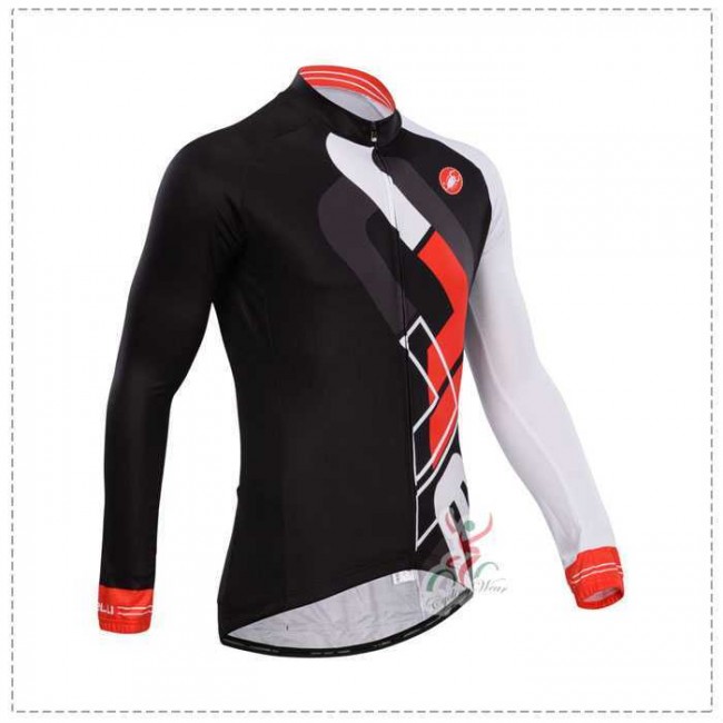 Castelli 2014 Fietskleding Wielershirt Lange Mouw Zwart Castelli 2014 Fietskleding Wielershirt Lange Mouw Zwart