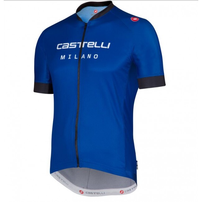 2016 Castelli Exclusive Milano Volo Wielershirt Korte Mouw Blauw 2016 Castelli Exclusive Milano Volo Wielershirt Korte Mouw Blauw