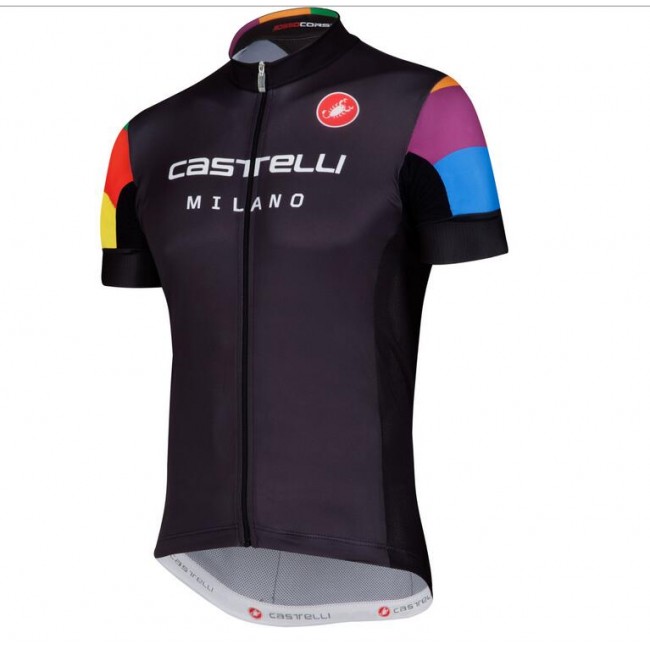 2016 Castelli Exclusive Aero Wielershirt Korte Mouw Zwart 2016 Castelli Exclusive Aero Wielershirt Korte Mouw Zwart