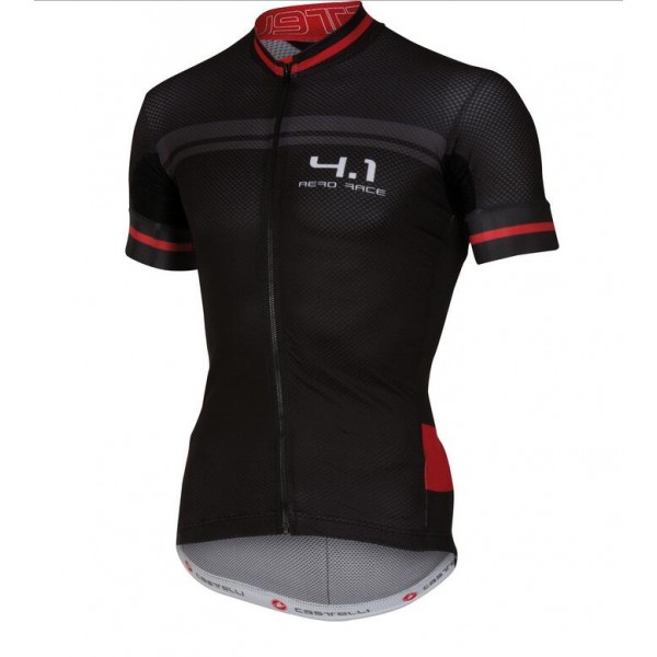 2016 Castelli Free Aero Race 4.1 Wielershirt Korte Mouw Zwart