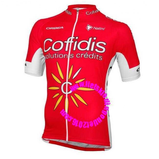2016 Wielershirt Cofidis Korte Mouw 2016 Wielershirt Cofidis Korte Mouw