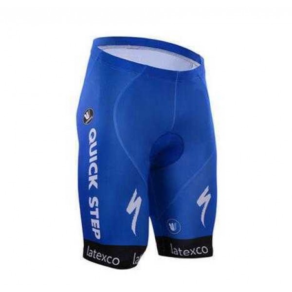 2016 Etixx-Quick Step Wielerkleding Fietsbroek Korte Blauw