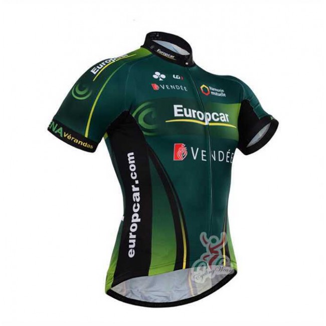 2015 Europcar Wielershirt Met Korte Mouwen 2015 Europcar Wielershirt Met Korte Mouwen
