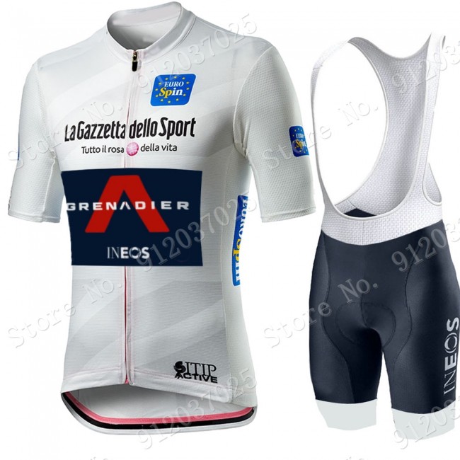 White Giro D'italia 2021 Ineos Grenaider Fietskleding Set Wielershirts Korte Mouw+Korte Fietsbroeken Bib ZuVGPU White Giro D'italia 2021 Ineos Grenaider Fietskleding Set Wielershirts Korte Mouw+Korte Fietsbroeken Bib ZuVGPU