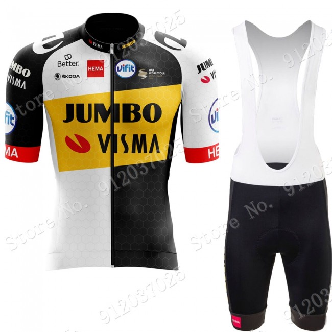 New Style Jumbo Visma 2021 Team Fietskleding Set Wielershirts Korte Mouw+Korte Fietsbroeken Bib THdvle New Style Jumbo Visma 2021 Team Fietskleding Set Wielershirts Korte Mouw+Korte Fietsbroeken Bib THdvle