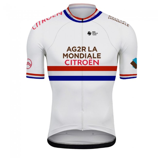 Ag2r France Champion Pro Team 2021 Fietsshirt Korte Mouw 83ykPS Ag2r France Champion Pro Team 2021 Fietsshirt Korte Mouw 83ykPS