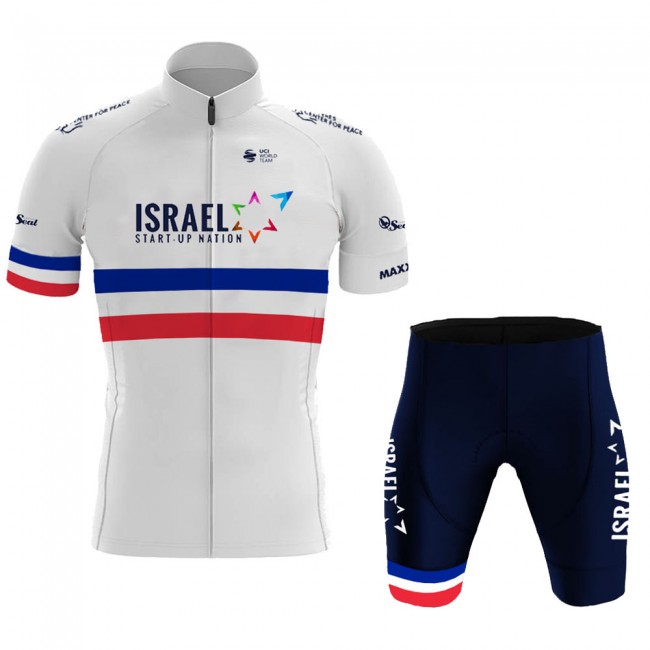 Israel Start Up France Pro Team 2021 Fietskleding Set Wielershirts Korte Mouw+Korte Fietsbroeken Bib WaJJHP Israel Start Up France Pro Team 2021 Fietskleding Set Wielershirts Korte Mouw+Korte Fietsbroeken Bib WaJJHP