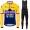 Jumbo Visma SLovenia Pro Team 2021 Fietskleding Set Wielershirts Lange Mouw+Lange Wielrenbroek Ty39t5