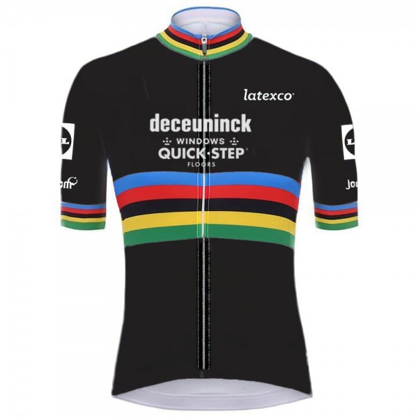 Quick Step Champion Pro 2021 Team Fietsshirt Korte Mouw Ek5rG4