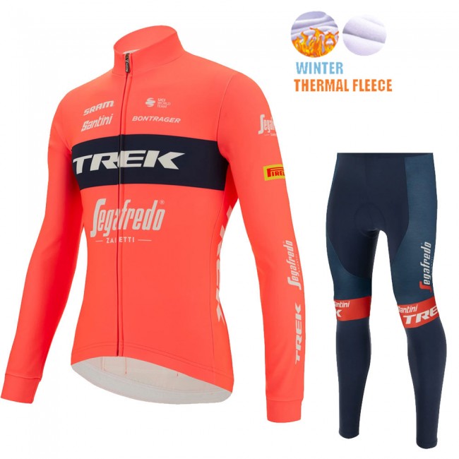 Fietskleding Profteams 2022 Winter Fleece Trek Segafredo Pro Fietsshirt Lange Mouw+Lange Fietsbroek Bib rood MG0OK Fietskleding Profteams 2022 Winter Fleece Trek Segafredo Pro Fietsshirt Lange Mouw+Lange Fietsbroek Bib rood MG0OK