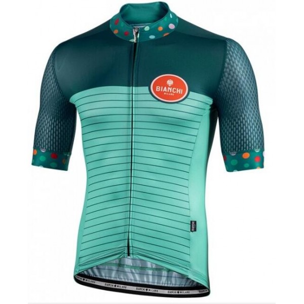 Wielerkleding Profteams 2020 BIANCHI MILANO Taloro Wielershirt Met Korte Mouwen Groen
