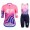 Wielerkleding Profteams 2020 Dames EF Education First Fietskleding Set Fietsshirt Met Korte Mouwen+Koersbroek Korte
