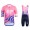 Wielerkleding Profteams 2020 EF Education First Fietskleding Set Fietsshirt Met Korte Mouwen+Koersbroek Korte