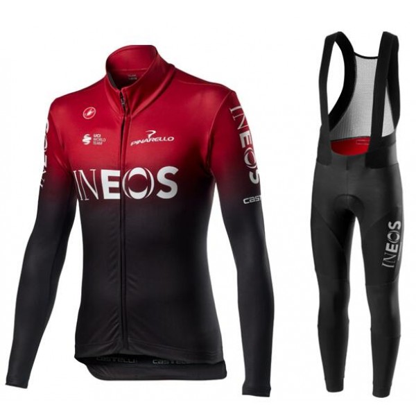 Wielerkleding Profteams 2020 TEAM INEOS Wielershirts Lange Mouw+Koersbroek Korte Lunga