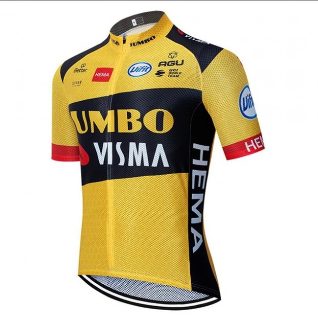 Wielerkleding Profteams 2020 TEAM JUMBO-VISMA Wielershirt Met Korte Mouwen Wielerkleding Profteams 2020 TEAM JUMBO-VISMA Wielershirt Met Korte Mouwen
