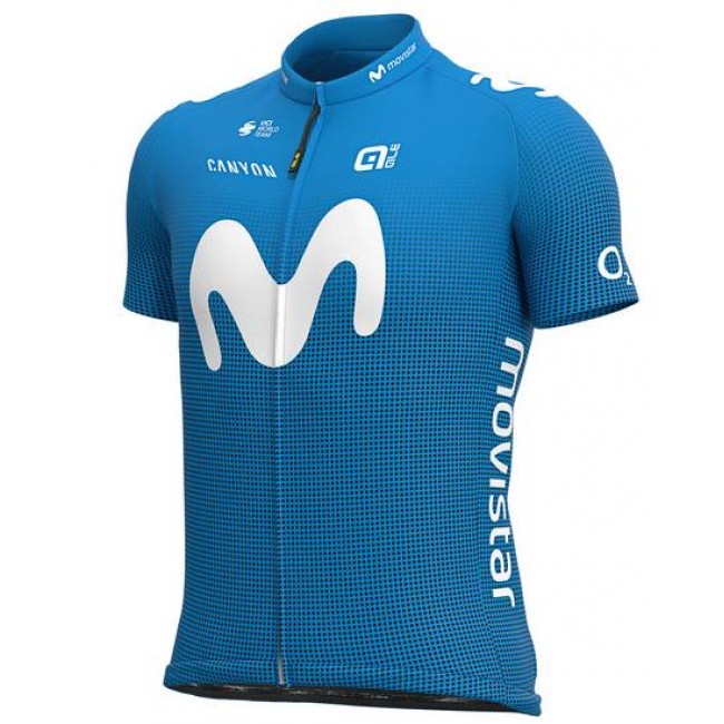 Wielerkleding Profteams 2020 Movistar Wielershirt Met Korte Mouwen Wielerkleding Profteams 2020 Movistar Wielershirt Met Korte Mouwen