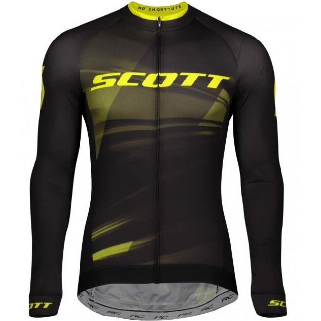 Wielerkleding Profteams 2020 SCOTT RC Pro Wielershirts Lange Mouw Zwart Wielerkleding Profteams 2020 SCOTT RC Pro Wielershirts Lange Mouw Zwart