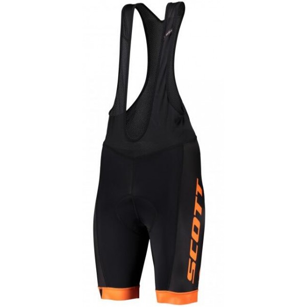 Wielerkleding Profteams 2020 SCOTT RC TEAM++ Koersbroek Korte Zwart/Orange