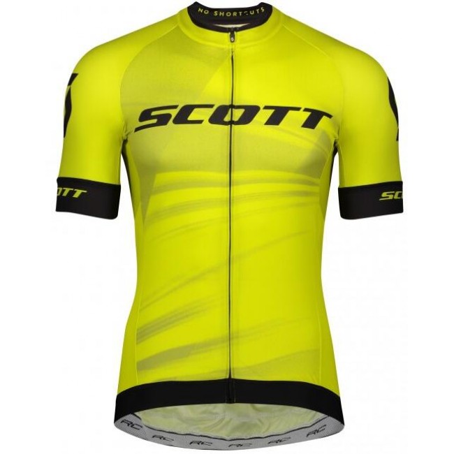 Wielerkleding Profteams 2020 SCOTT RC Pro Wielershirt Met Korte Mouwen Giallo Wielerkleding Profteams 2020 SCOTT RC Pro Wielershirt Met Korte Mouwen Giallo
