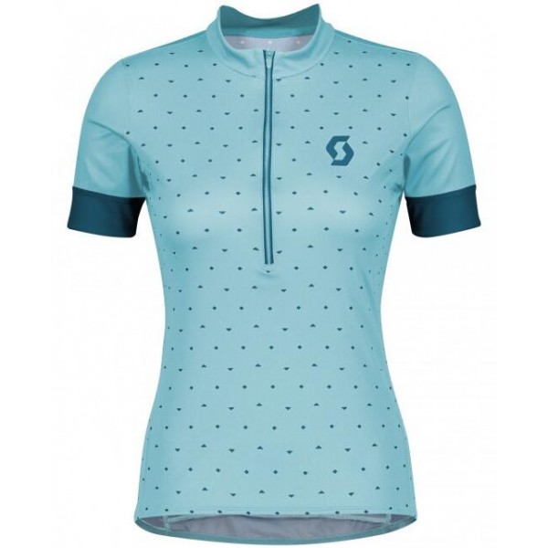 Wielerkleding Profteams 2020 Dames SCOTT Endurance 20 Wielershirt Met Korte Mouwen Blauw