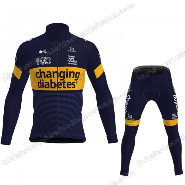 Novo Nordisk 2021 Wielerkleding Set Wielershirt Lange Mouwen+Lange Fietsbroeken Bib OYJVM Novo Nordisk 2021 Wielerkleding Set Wielershirt Lange Mouwen+Lange Fietsbroeken Bib OYJVM