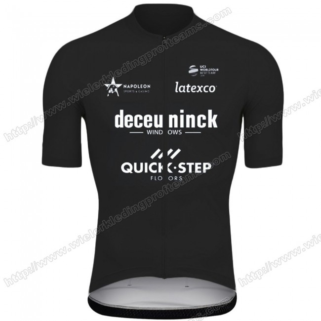 Deceuninck Quick Step Black Pro 2021 Team Fietsshirts Korte Mouws PEYCZ Deceuninck Quick Step Black Pro 2021 Team Fietsshirts Korte Mouws PEYCZ
