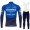 Deceuninck Quick Step Pro Team 2021 Fietskleding Set Wielershirts Lange Mouw+Lange Wielrenbroek Bib GSZWS