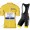 Deceuninck Quick Step 2020 Tour De France Fietskleding Set Fietsshirt Met Korte Mouwen+Korte Koersbroek Bib ENBMT